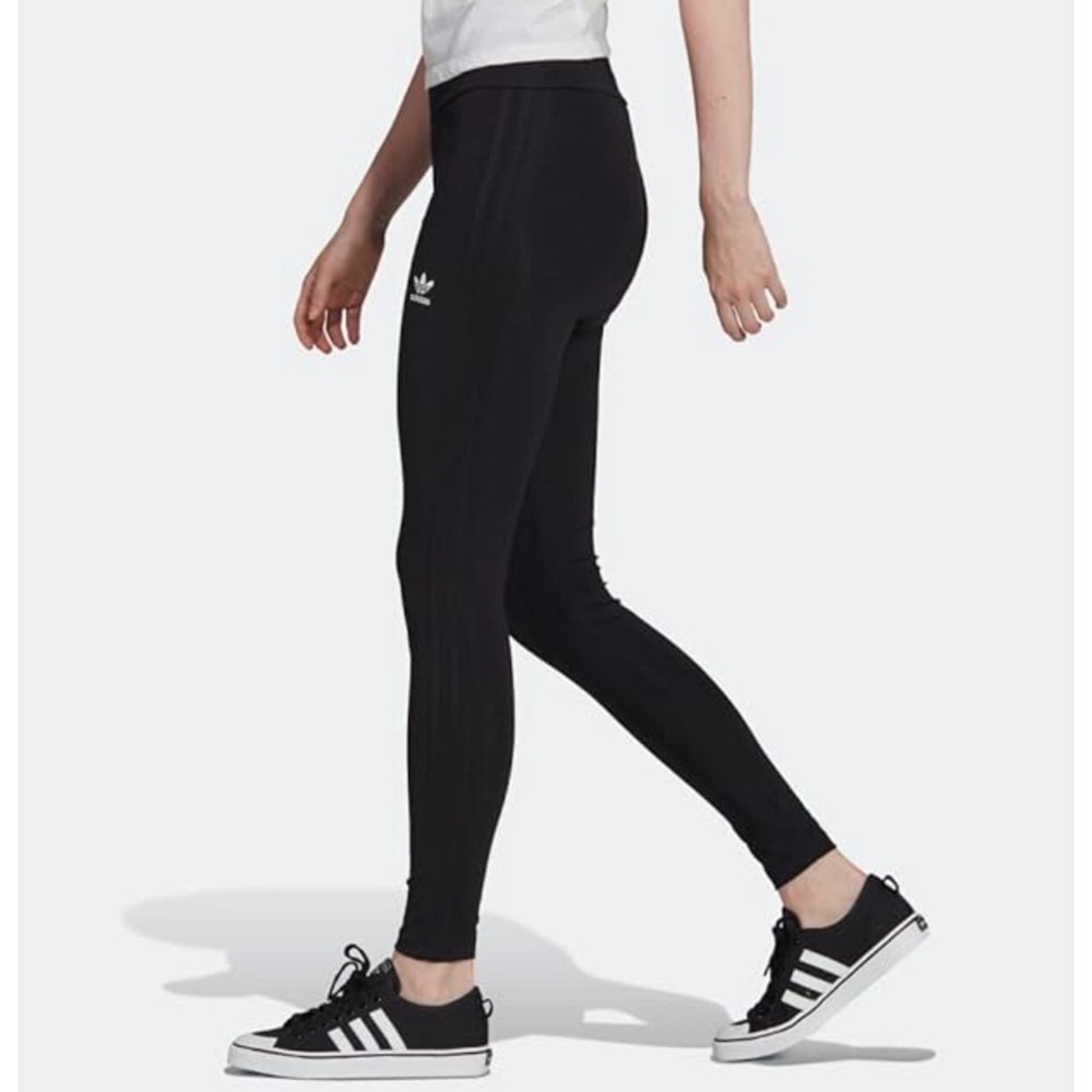 Adidas Originals Women's Classics Tonal 3-Stripes Black Leggings SIZE 4X